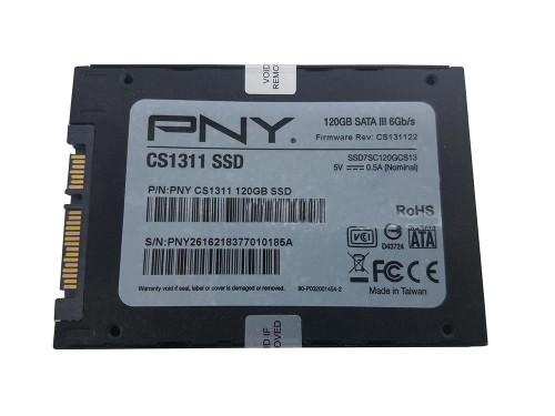 SSD7SC120GCS13 PNY CS1311 120GB SATA 6Gbps 2.5-inch Internal Solid State Drive (SSD)
