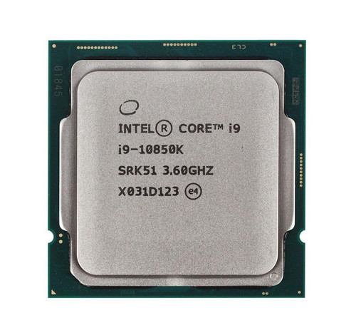 SRK51 Intel Core i9-10850K 10-Core 3.60GHz 8.00GT/s 20MB L3 Cache Socket FCLGA1200 Processor