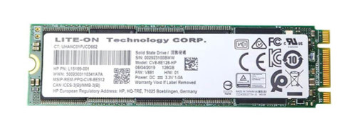 L15189-001 HP 128GB TLC SATA 6Gbps M.2 2280 Internal Solid State Drive (SSD)