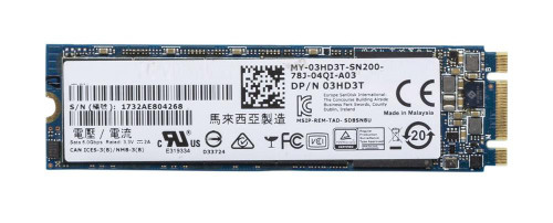 3HD3T Dell 128GB TLC SATA 6Gbps M.2 2280 Internal Solid State Drive (SSD)