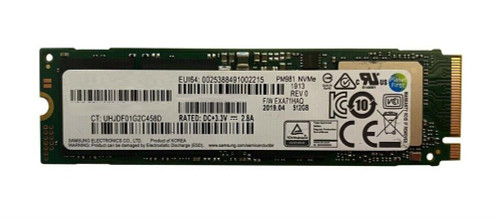 L72365-001 HP 512GB M.2 2280 PM981 PCIe Internal Solid State Drive (SSD)