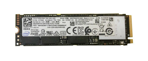 SSDPEMKF512G8 Intel 600p Series 512GB TLC PCI Express 3.0 x4 NVMe M.2 2280 Internal Solid State Drive (SSD)