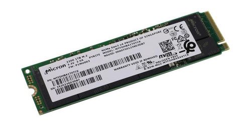 MTFDHBA1T0TCK-1AT15ABFA Micron 2200 1TB TLC PCI Express 3.0 x4 NVMe M.2 2280 Internal Solid State Drive (SSD)