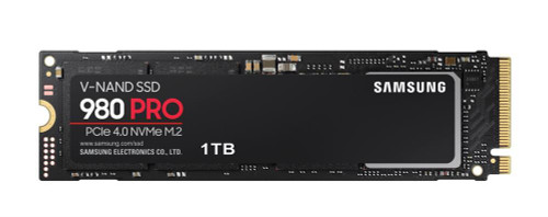 MZ-V8P1T0BW Samsung 980 PRO Series 1TB TLC PCI Express 4.0 x4 NVMe (AES-256 / TCG Opal 2.0) M.2 2280 Internal Solid State Drive (SSD)