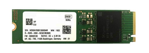 L50358-001 HP 256GB PCI Express NVMe M.2 2280 Internal Solid State Drive (SSD)
