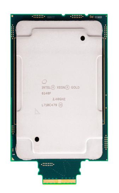 CD8067303593800 Intel Xeon Gold 6148F 20-Core 2.40GHz 10.40GT/s UPI 27.5MB L3 Cache Socket LGA3647 Processor