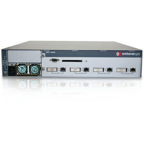 RBT-8400 Enterasys Networks RoamAbout Wireless Switch Switch 4-Ports Gigabit EN 1000Base-T + 4 x shared GBIC (empty) (Refurbished)