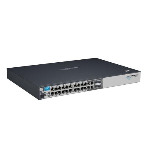 J9021-69001 HP ProCurve E2810-24G Stackable Managed Ethernet Switch 24-Ports RJ-45 10/100/1000Base-T LAN 4 x SFP (mini-GBIC) (Refurbished)