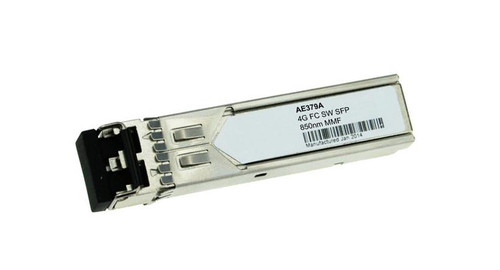 AE379A HP 4Gbps Short Wave Fibre Channel Multi-mode Fiber 550m 850nm Duplex LC Connector SFP (mini-GBIC) Transceiver Module for Cisco MDS 9000