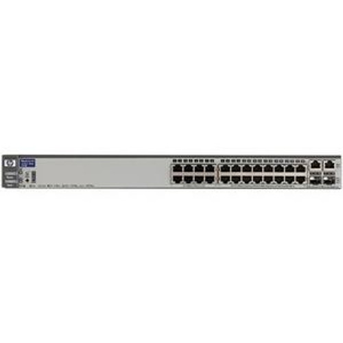 J4900C#ABA HP ProCurve Switch 2626 24 Ports EN Fast EN 10Base-T 100Base-TX + 2x10/100/1000Base-T/SFP (mini-GBIC) 1U Rack-Mountable Stackable (Refurbis