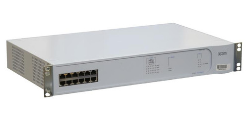 3C16981 3Com SuperStack II 12-Ports 10Base-T/100Base-TX 3300 Ethernet Switch (Refurbished)