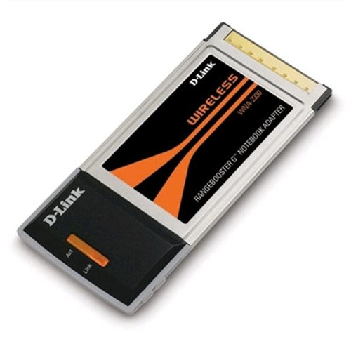 WNA-2330 D-Link RangeBooster G WNA-2330 Notebook Adapter CardBus 108Mbps IEEE 802.11b/g