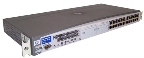 J4813-61001 HP ProCurve Switch 24-Ports RJ-45 2524 Fast Ethernet 10/100Base-T 24-Ports Managed Rack Mountable (Refurbished)