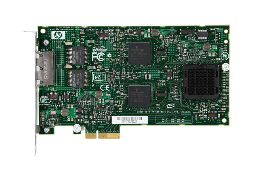 394795R-B21 HP NC380T PCI Express Dual-Ports 1000Base-T Multifunction Gigabit Ethernet Server Network Interface Card (NIC)