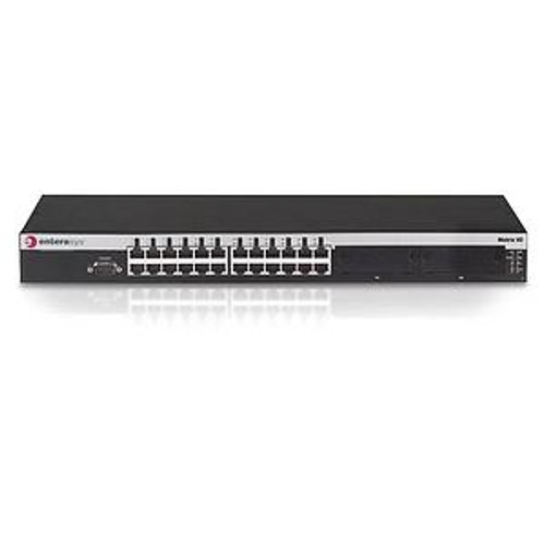V2H124-24 Enterasys Networks Matrix-V Series 24-Ports EN Fast EN 10Base-T 100Base-TX Fast Ethernet SFP 1U Stackable Workgroup Switch (Refurbished)