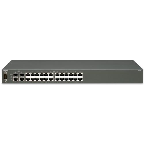 AL2515A01-E6 Nortel Ethernet Routing Switch 2526T with 24-Ports Fast Ethernet 10/100 ports- 2 Combo SFP with Power cord (Refurbished)
