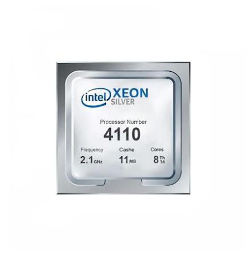 4110-SILVER Intel Xeon Silver 4110 8-Core 2.10GHz 9.60GT/s UPI 11MB L3 Cache Socket LGA3647 Processor