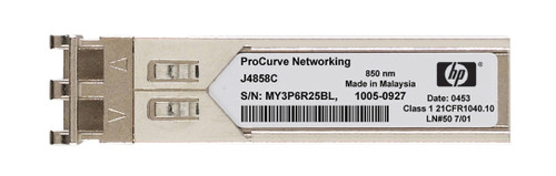 J4858C HP ProCurve X121 1Gbps 1000Base-SX Multi-mode Fiber 550m 850nm Duplex LC Connector SFP (Mini-GBIC) Transceiver Module