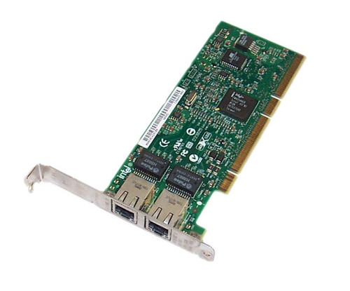 C36649 Intel PRO/1000 MT Dual-Ports RJ-45 1Gbps 10Base-T/100Base-TX/1000Base-T Gigabit Ethernet 133MHz PCI-X Server Network Adapter