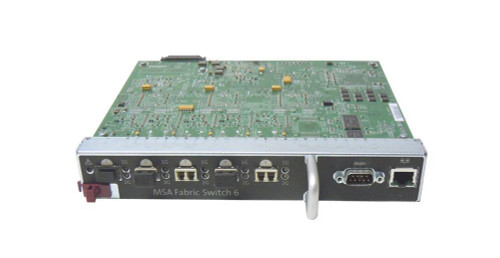 229967-001N HP Embedded San Array 6-Ports Fibre Channel Switch for HP StorageWorks MSA1000 (Refurbished)