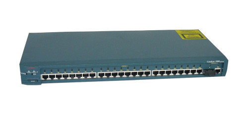 WS-C1900C Cisco Catalyst 1900 24-Ports 10Base-T 1 100Base-TX 1 100BaseFX 1K MAC (Refurbished)