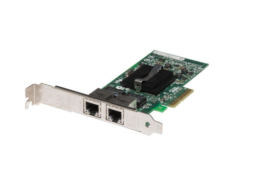 C57721-004 Intel PRO/1000 PT Dual-Ports RJ-45 1Gbps 10Base-T/100Base-TX/1000Base-T Gigabit Ethernet PCI Express x4 Server Network Adapter