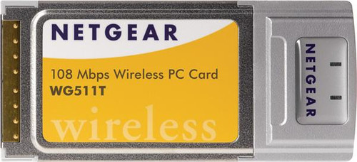 WG511T Netgear WG511T 108 Mbps Wireless PC Card CardBus 108Mbps