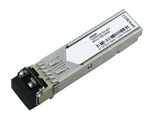 HP-J4858B HP ProCurve 1Gbps 1000Base-SX Multi-mode Fiber 550m 850nm Duplex LC Connector SFP (mini-GBIC) Transceiver Module