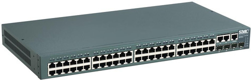 SMC8150L2 SMC TigerSwitch 8150L2 Managed Ethernet Switch 50 Ports Manageable 50 x RJ-45 (Refurbished)