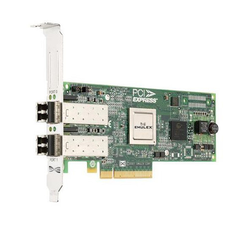 LPE12002M48 Emulex Network LightPulse Dual-Ports 8Gbps Fibre Channel PCI Express 2.0 x8 Low Profile MD2 Host Bus Network Adapter