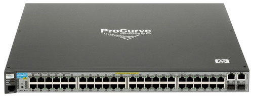 J9088A#ABB HP ProCurve E2610-48 48-Ports Fast Ethernet 10Base-T/100Base-TX Managed Switch 2 x SFP (mini-GBIC) 2 x Gigabit Ethernet Ports (Refurbished)