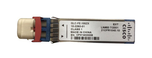 GLC-FE-100ZX Cisco 100Mbps 100Base-ZX Single-Mode Fiber 80km 1550nm Duplex LC Connector SFP Transceiver Module