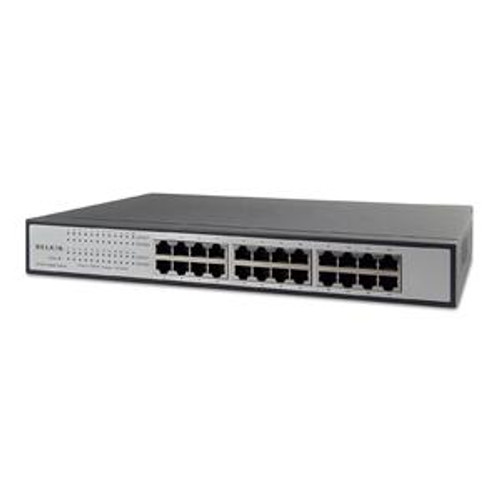 F5D5141-24 Belkin 24-Ports Gigabit Switch 24 x 10/100/1000Base-T LAN (Refurbished)