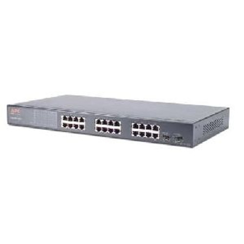 AP9224112 APC 24-Ports 10/100/1000 Ethernet Switch 24 x 10/100/1000Base-T LAN (Refurbished)