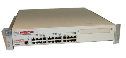 2H252-25R Enterasys Networks SmartSwitch 2200 10/100 Fast Ethernet Workgroup ExternalSwitch with 24-Ports via RJ45 interfaces and one high speed uplink slot