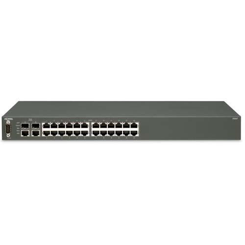 AL2515E01-E6 Nortel Ethernet Routing Switch 2526T with 24-Ports Fast Ethernet 10/100 ports- 2 Combo SFP with Power cord (Refurbished)