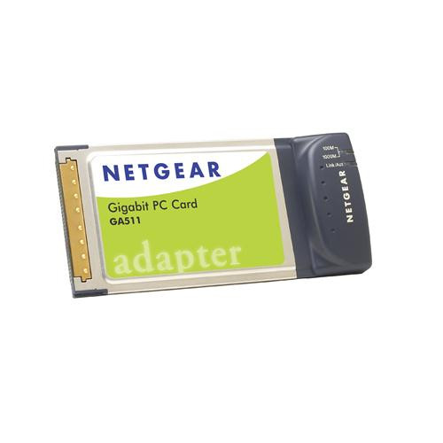 GA511NAR NetGear 10/100/1000Mbps Gigabit Ethernet CardBus Adapter