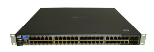 J9050A#ABB HP ProCurve 2900-48G Stackable Managed Layer-3 Ethernet Switch 48 x 10/100/1000Base-T LAN + 4 x SFP (Mini-GBIC) (Refurbished)