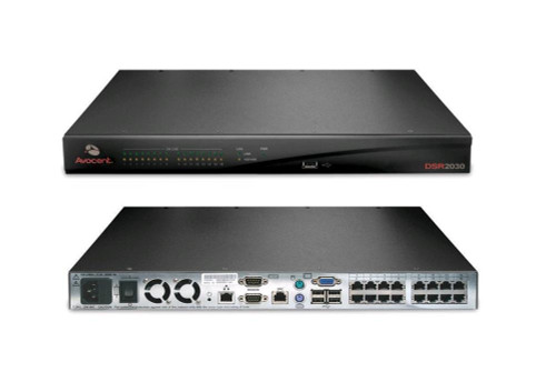 DSR2030 Avocent 16-Ports 2 Remote IP User KVM Over IP Virtual Media Switch (Refurbished)