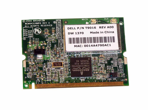 T9016 Dell Wireless Network Card 802.11 B/g Mini-pci