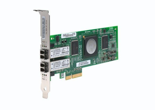 QLE2462-IBM HP Dual -Ports LC 4Gbps Fiber Channel PCI Express x4 Host Bus Network Adapter