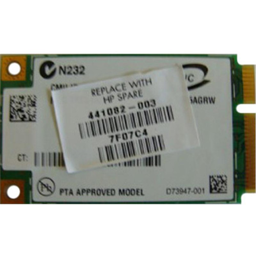 441082-003 HP 54Mbps 2.4GHz IEEE 802.11a/b/g/n Mini PCI Express Wireless Network Card