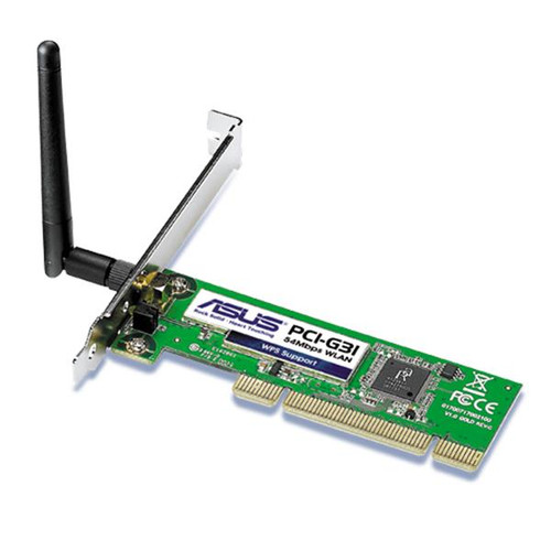 PCI-G31 ASUS PCI-G31 Wireless PCI Adapter PCI 54Mbps IEEE 802.11b/g