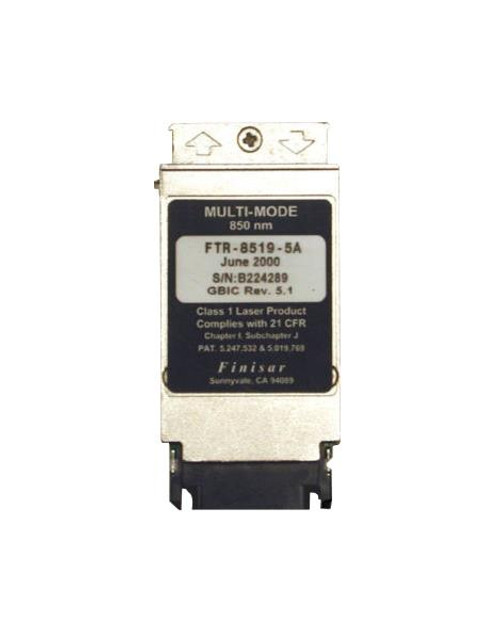 FTR-8519-5A Finisar 1Gbps 1000Base-SX Multi-mode Fiber 850nm SC Connector GBIC Transceiver Module