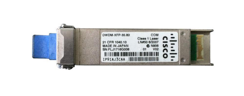 DWDM-XFP-35.82 Cisco 10Gbps 10GBase-DWDM Single-mode Fiber 80km 1535.82nm Duplex LC Connector XFP Transceiver Module (Refurbished)