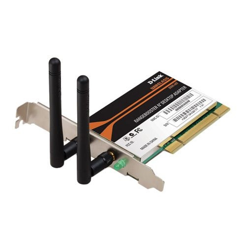 DA-542 D-Link RangeBooster N Draft IEEE 802.11n Wireless PCI Network Adapter (Refurbished)