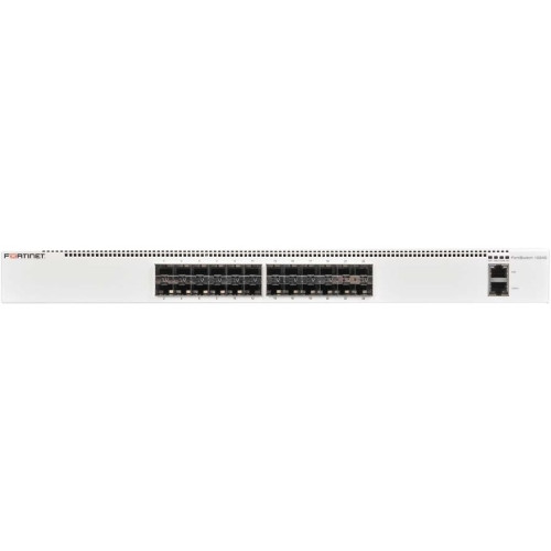 FS-1024D-NFR Fortinet Nfr Fortiswitch-1024d Layer 2 SFP+ Gigabit Ethernet Switch Rack-mountable 1U (Refurbished)