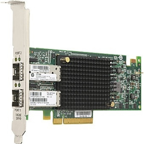 E7Y06A#0D1 HP StoreFabric CN1200E Dual-Ports SFP+ 10Gbps Gigabit Ethernet Fibre Channel PCI Express 3.0 x8 Converged Network Adapter