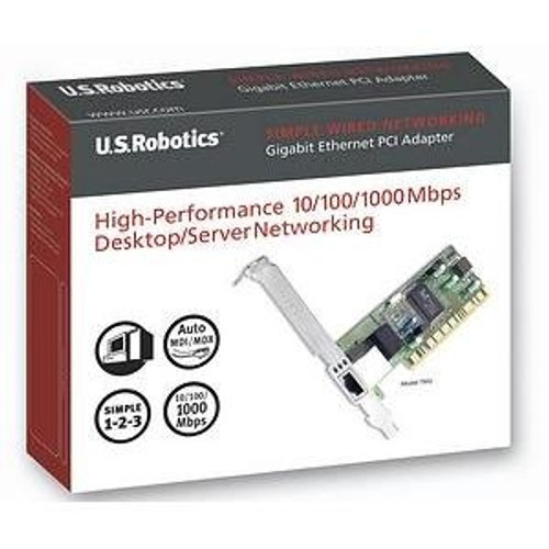 USR997902 U.S. Robotics Gigabit Ethernet PCI Card