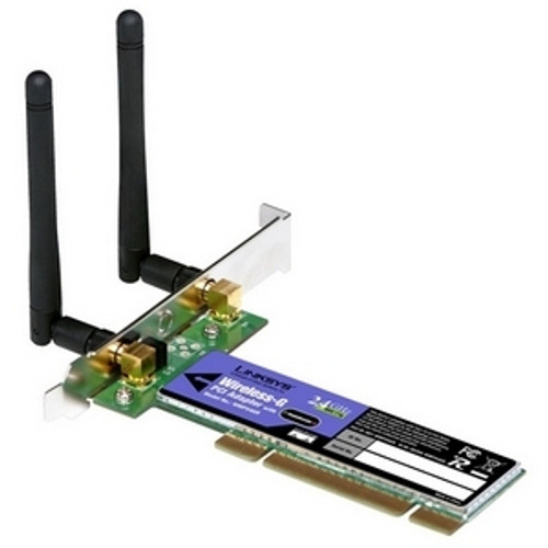 WMP54GR Linksys Wireless-G PCI Network Adapter with Range-Booster (Refurbished)